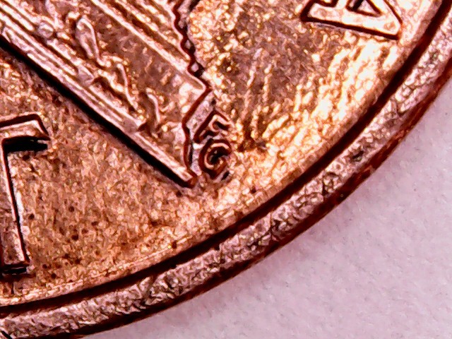 1991-D-Lincoln-Memoral-Penny,-Machine-Doubling-And-Actual-Doubling
