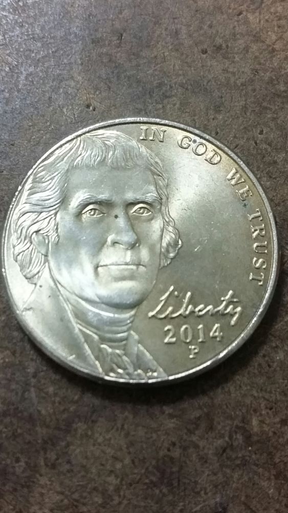2014-P-Nickel-Weird-Gold-Colored-Finish