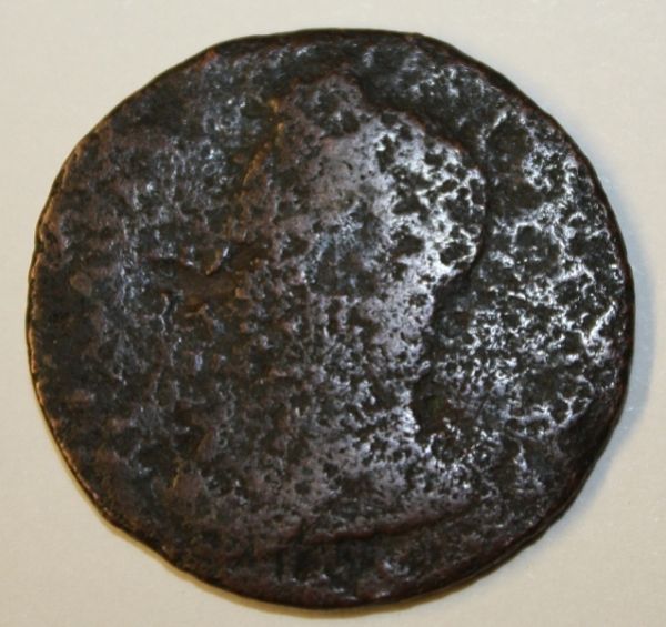 Two-Unknown-Coins/Medallions?-|-Halfpenny-And-Replica-Mite