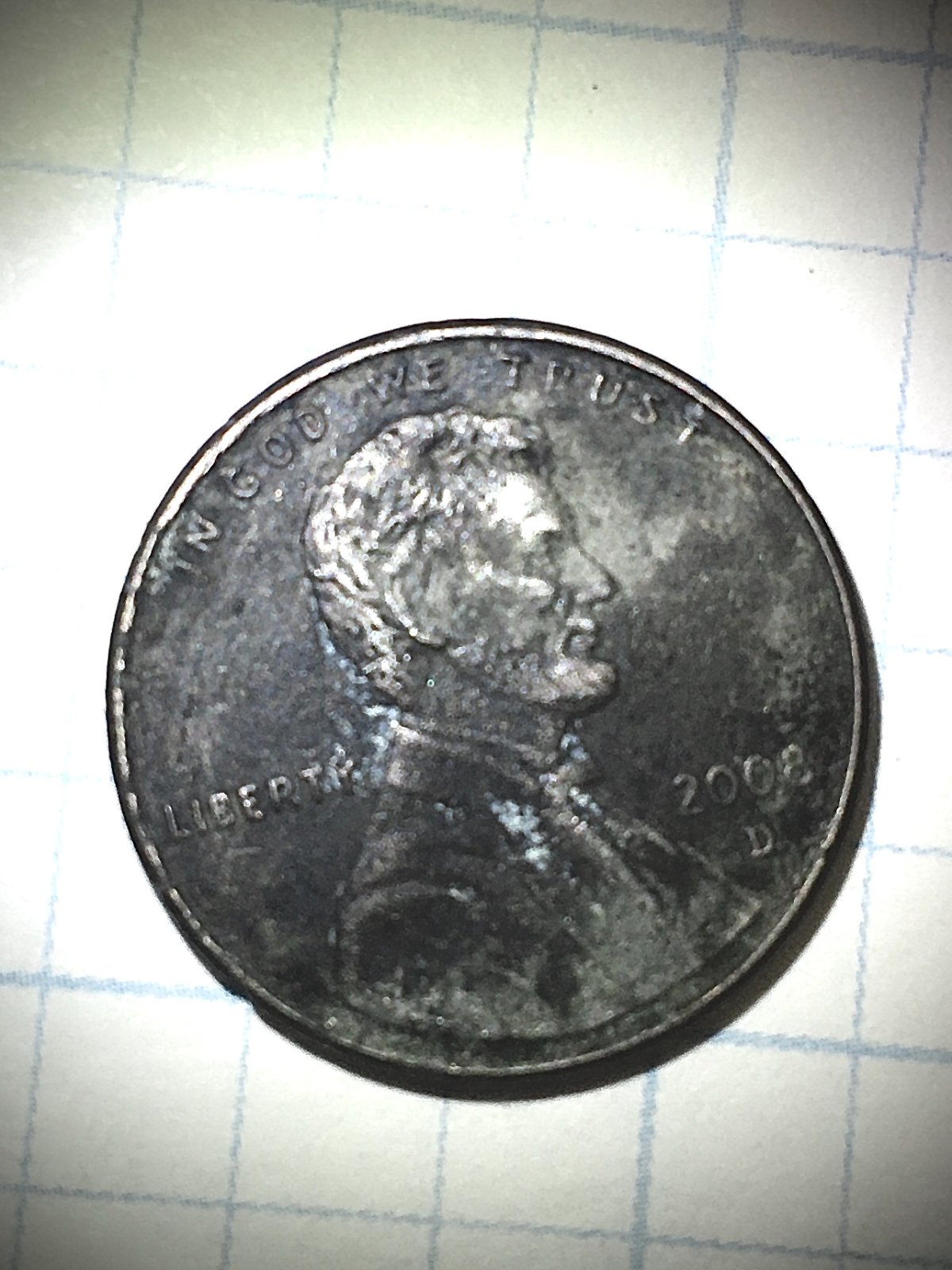 2008-Cent-No-Copper-Coating-Or-Just-PMD