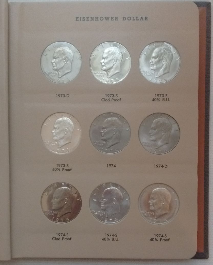 Completed-Two-Sets;-State-Quarters-And-Ike's