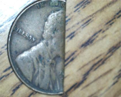 19?-Wheat-Penny-Cut-In-Half-PMD?