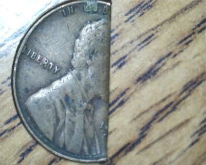 19?-Wheat-Penny-Cut-In-Half-PMD?