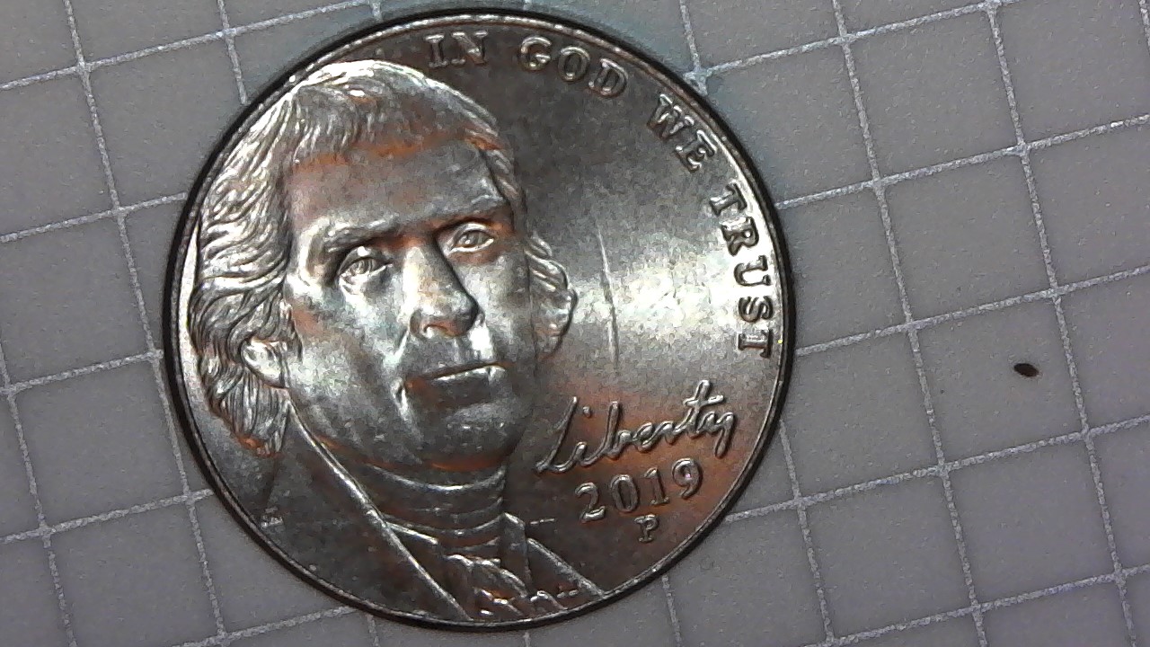 2019-P-Jefferson-Nickel-With-Raised-Line-On-Obverse