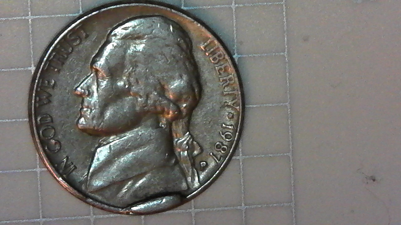 1987-P-Jefferson-Nickel-With-Maybe-Two-Cuds-On-Obverse,-Help-Please