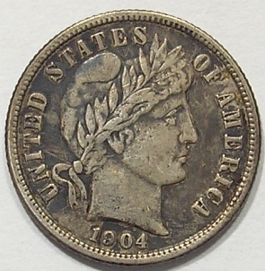 1904-S--Barber-Dime