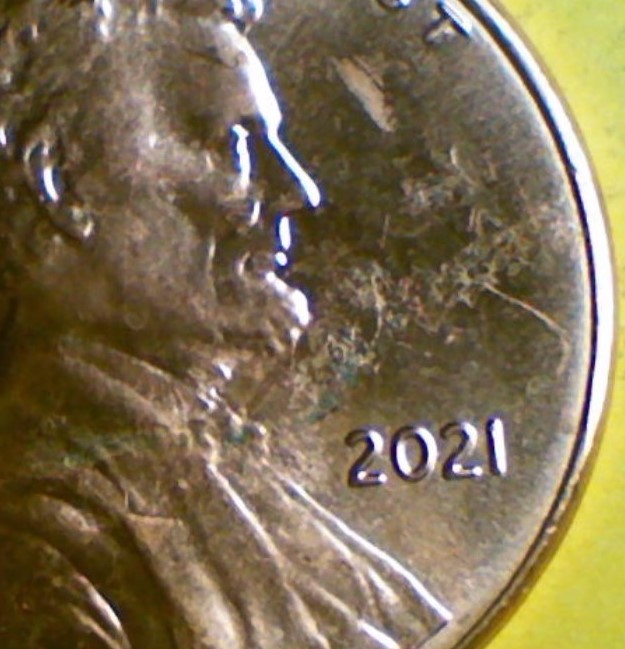 2021-Penny-With-Green-Stains