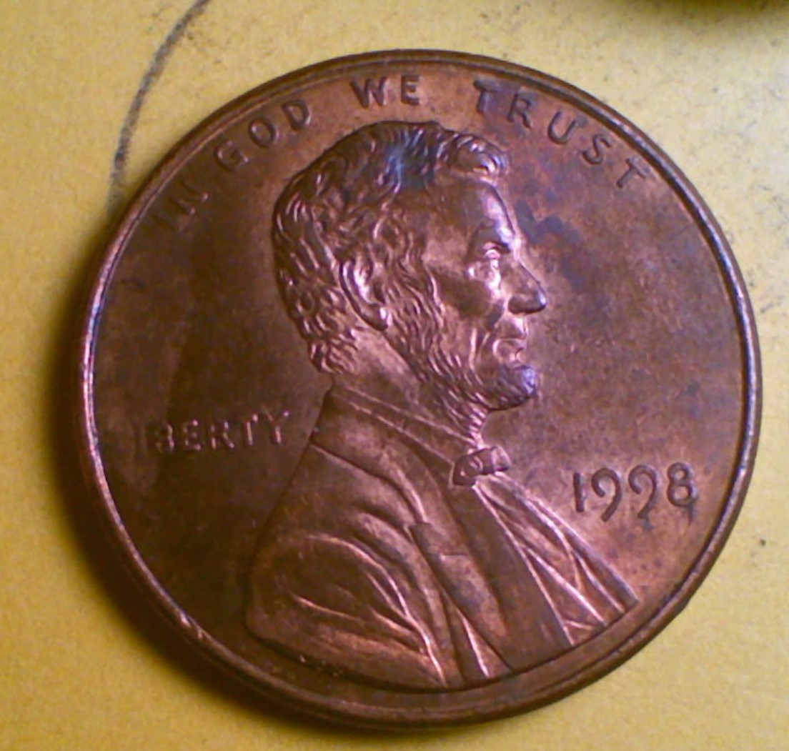1998-Penny-Is-This-A-Burnt-Coin-Missing-Li-In-Liberty