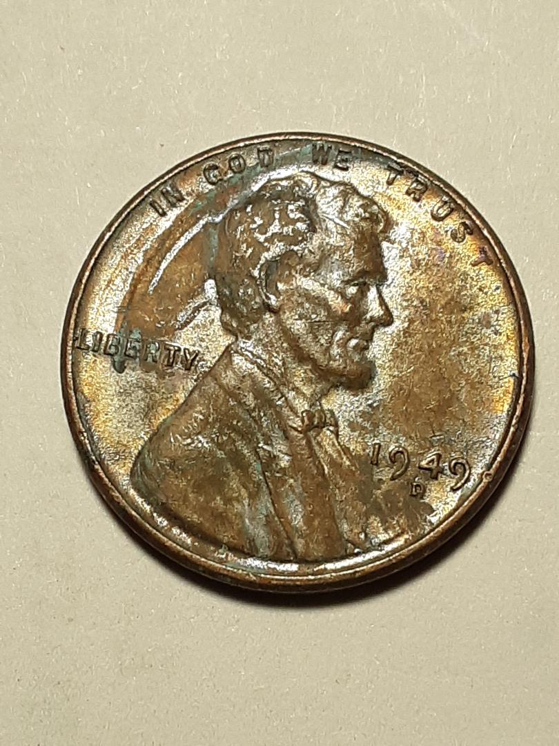 1949-D-Penny-Found-CRHunting-Worn