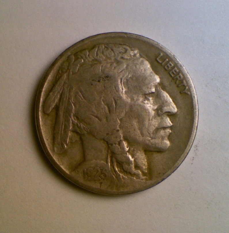 1923-Buffalo-Nickel-Coin-Roll-Hunting