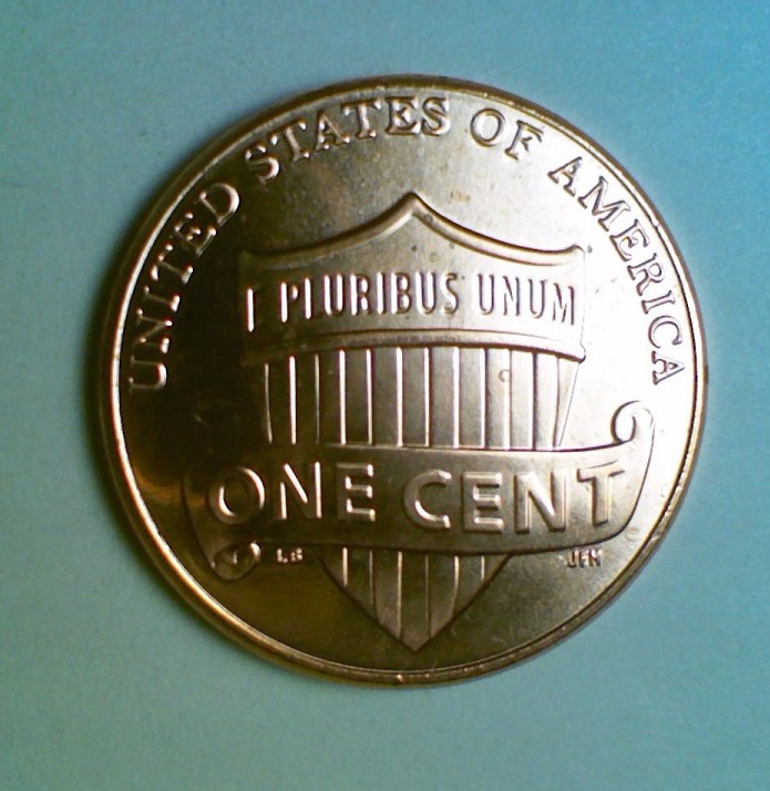 2023-P-Penny-With-A-Recessed-Impression-Next-To-Lincoln's-Head