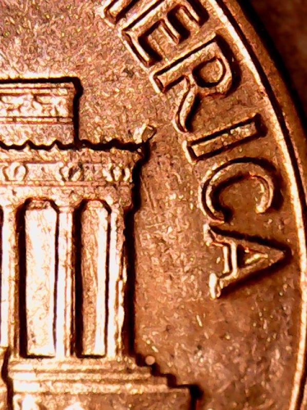 1963-D-Lincoln-Cent-Die-Chip-/-Interior-Die-Break-Grey-Area