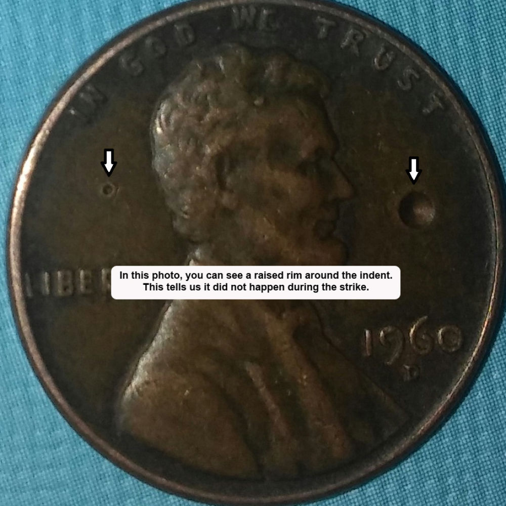 Please-Tell-Me-About-This-1960-D-Penny,-Has-Odd-Marks.