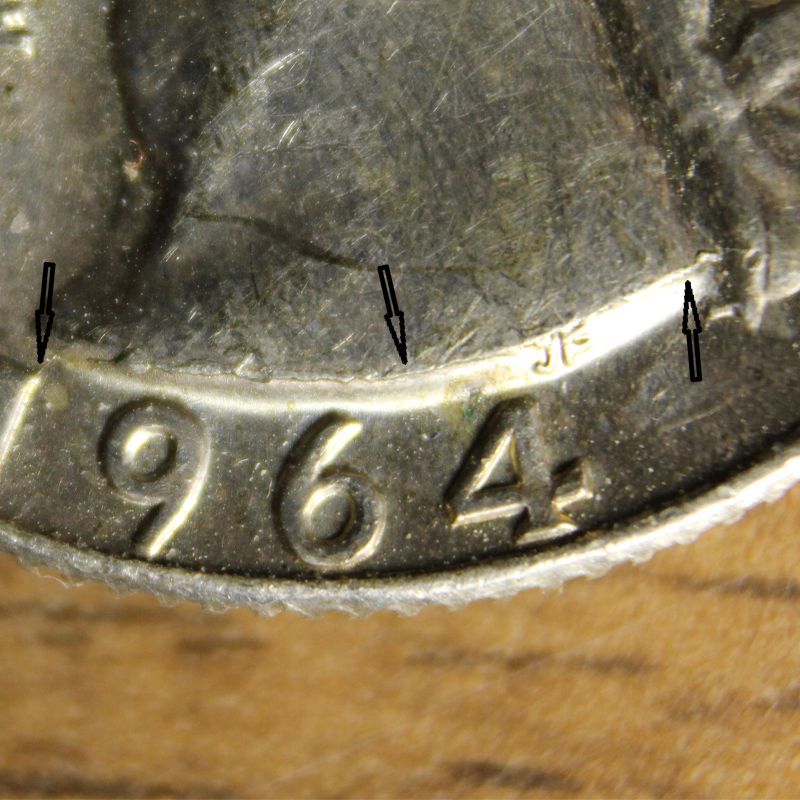 1964-D-Washington-Quarter-Die-Crack