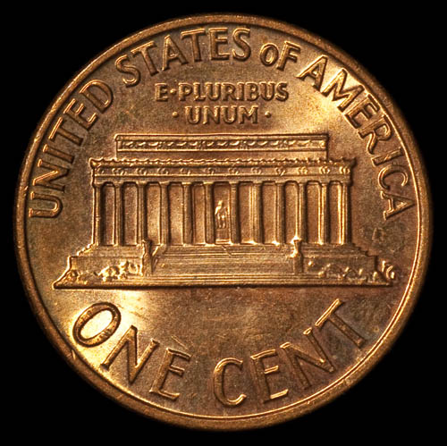 1974-Error-Cent---Struck-Through-A-Capped-Die?