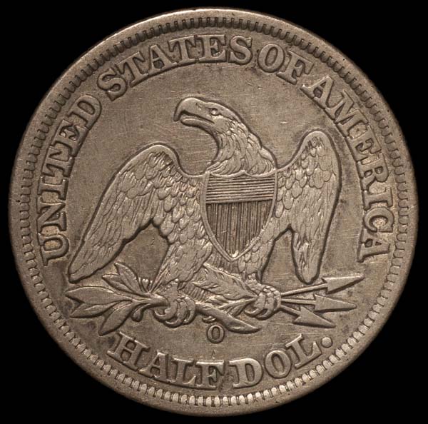 1858-O-Seated-Half