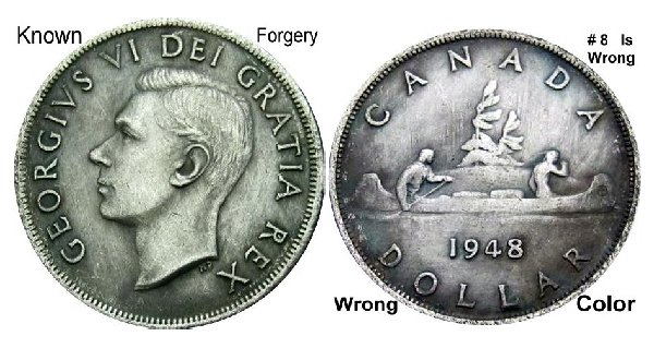 Pictorial-Of-Fake-/-Suspect-1948-Canada-Silver-Dollar