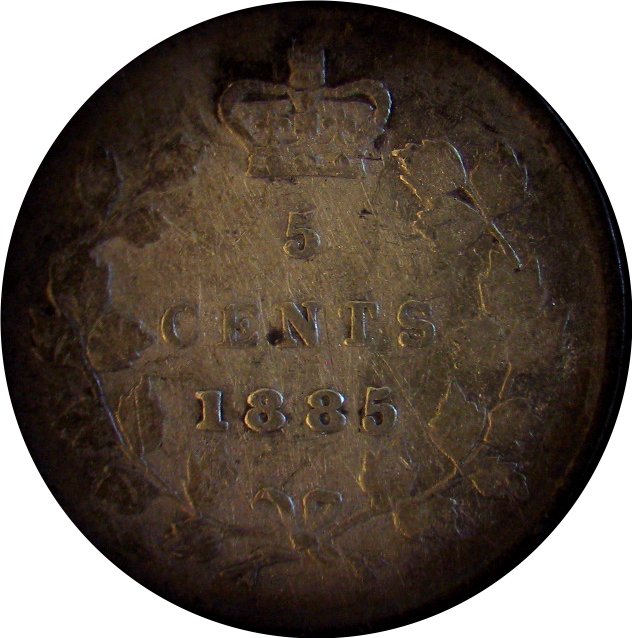 Which-Variety-Is-This?--Canada-1885---5-Cent