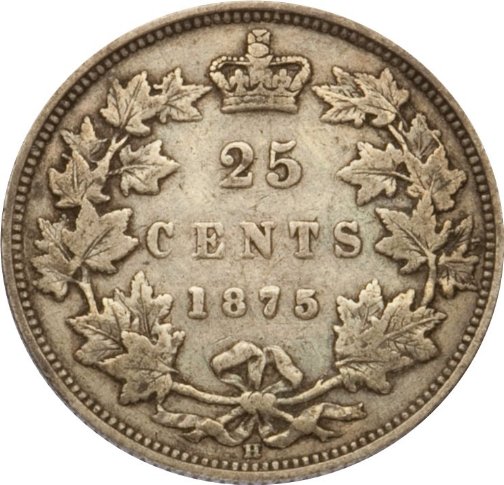 1875-H----25-Cent-Coin-----Real--Or-From-China-?