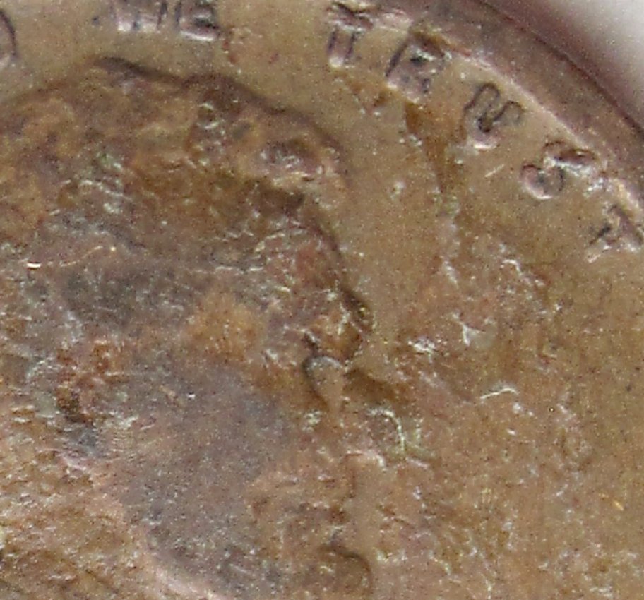 Another-1921-Lincoln-Wheatie---Extra-Metal-On-Obverse