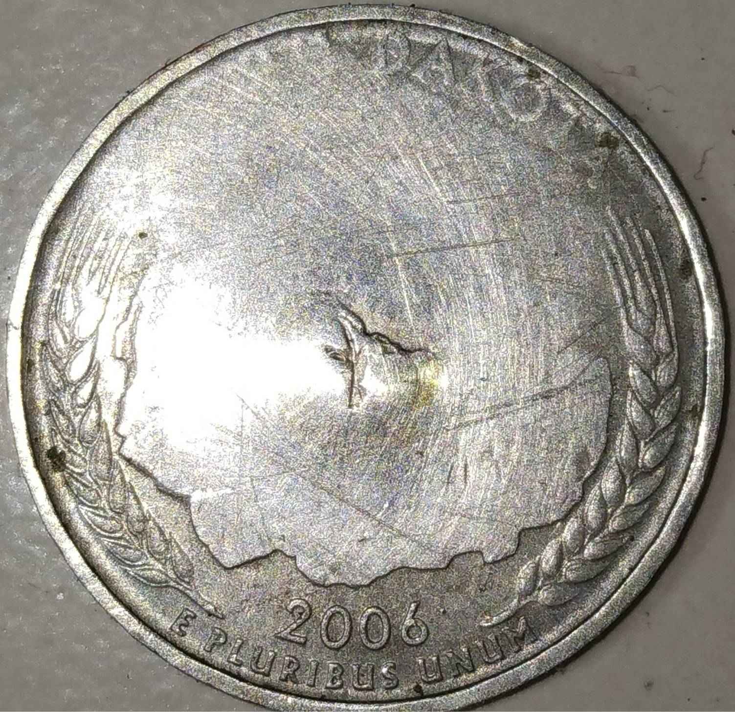 2006-South-Dakota-Quarter-Reverse-Smeared