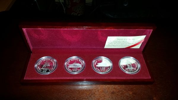 Rare-Uzbekistan-1998-Silver-Proof-Coin-Set
