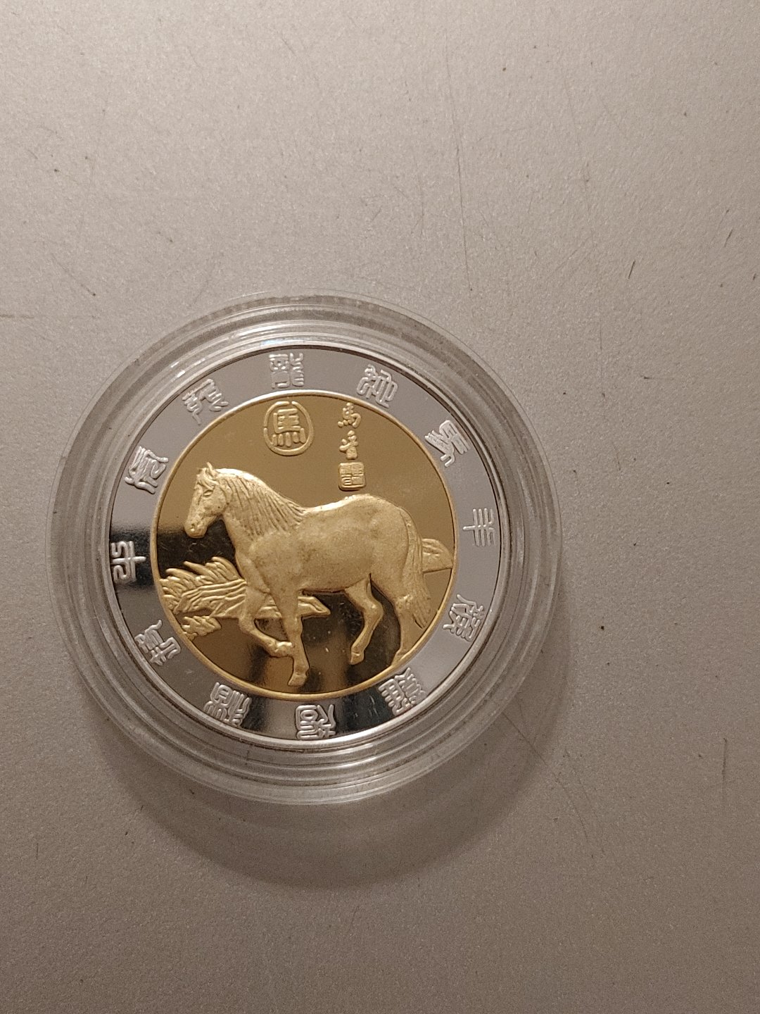 Asian-Horse-Proof-Coin-For-Identificaiton