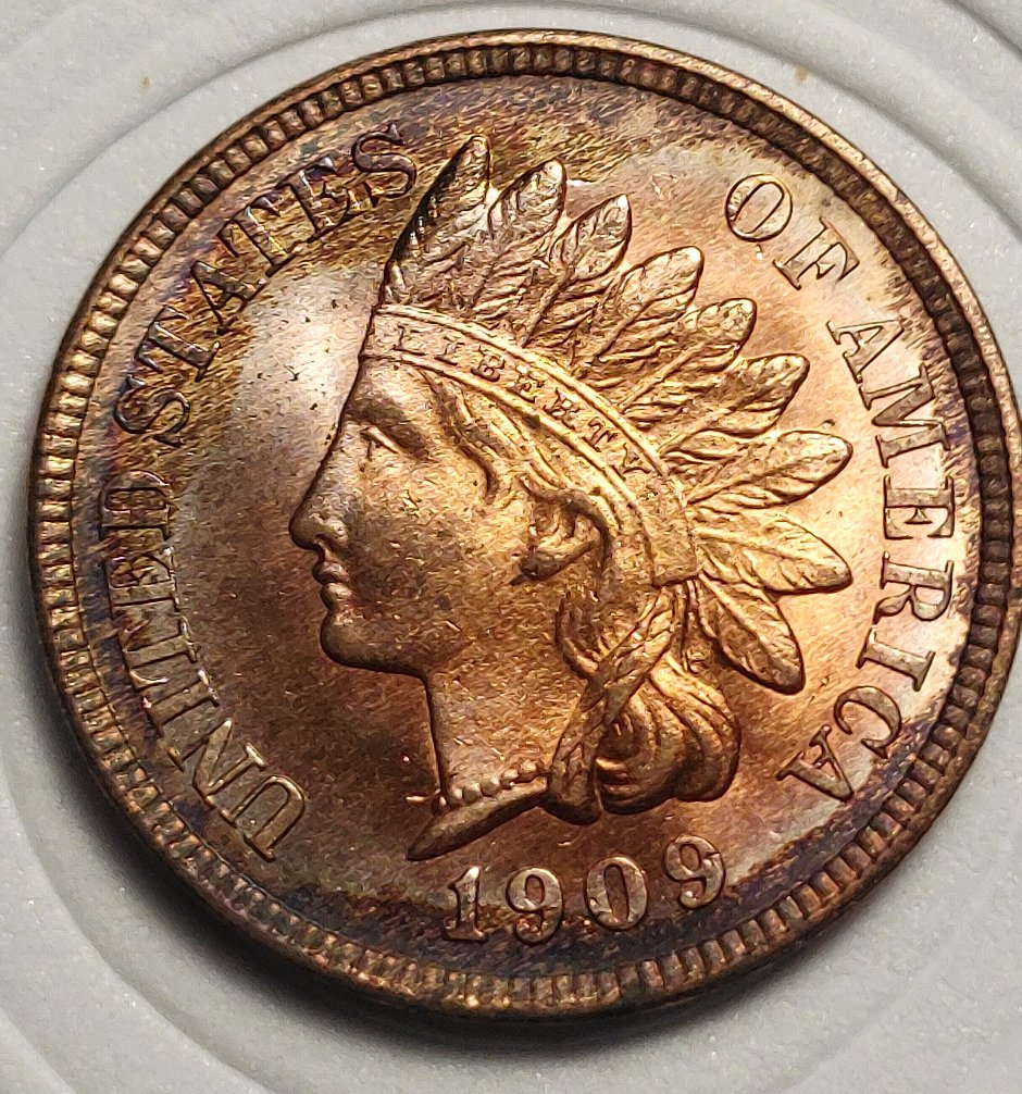 1886-And-1909-Indian-Head-Cents-For-Grading