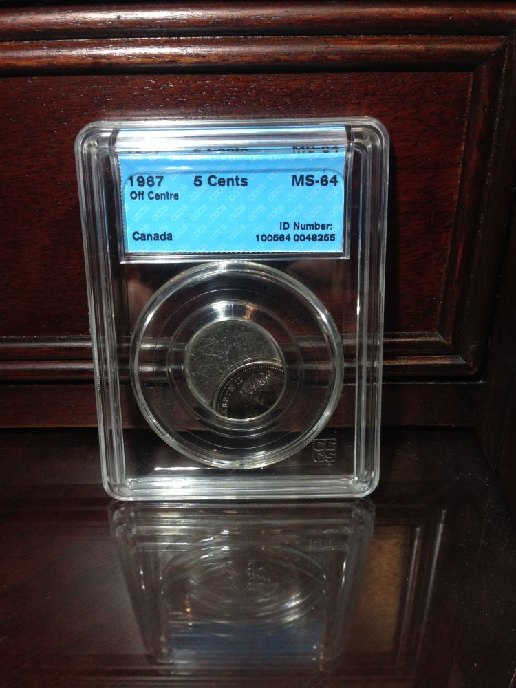 Graded-1967-Off-Struck-Nickel