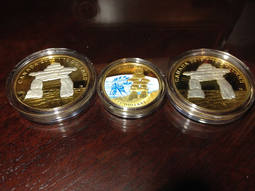 1/2-Oz-Reverse-Gold-Plated-Inukshuk