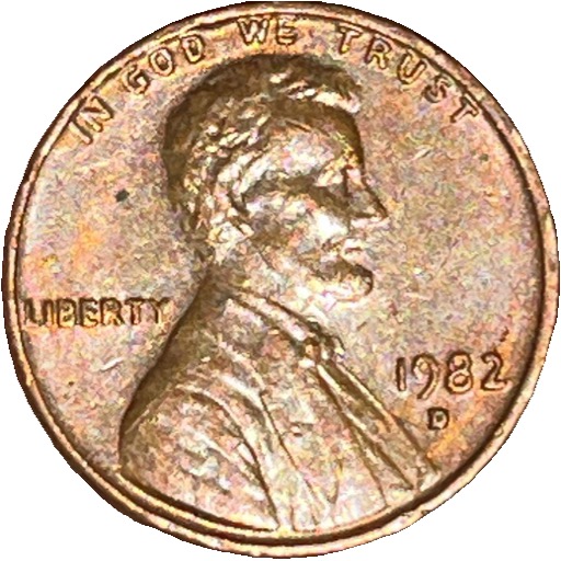 1982-Lincoln-Penny---My-First-Strike-Though!