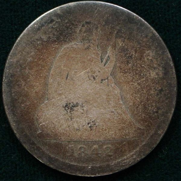 1842-O-Seated-Liberty-Quarter,-Large-Or-Small-Date?