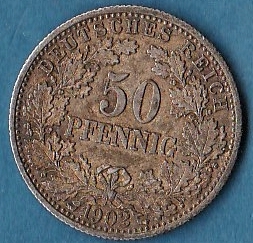 50-Pfennig-1902-F-Seems-Scarce-And-Or-Valuable