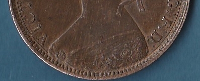 UK-Great-Britan-1860-Penny-Variety-ID-?