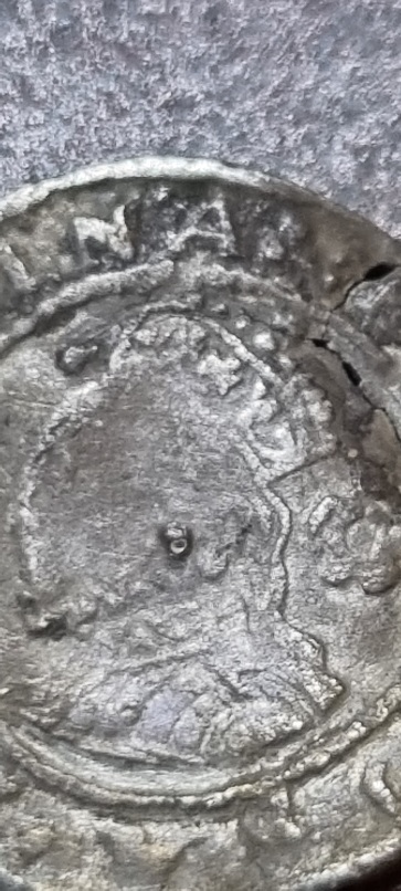 Elizabeth-1,1573-Silver-Hammered-Coin-,-Three-Halfpence-?