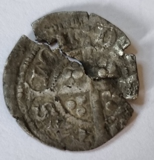 English?-Silver-Hammered-Half-Penny-?-ID-Help