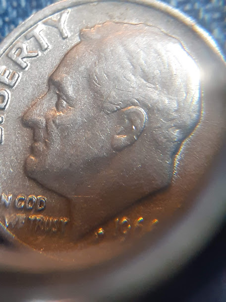 1966-Dime-With-5-On-The-Cheek....