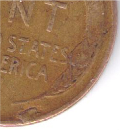 1940-P-Lincoln,-Die-Breaks,-Three-On-The-Same-Coin,-New-Photo