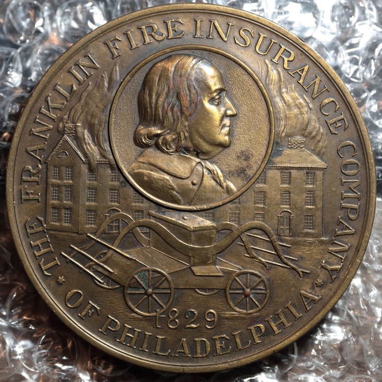 Information-Please-Franklin-Fire-Insurance-Company-Medal
