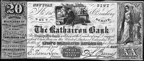 Obsolete---Kathairon-Bank-Adertising-Note