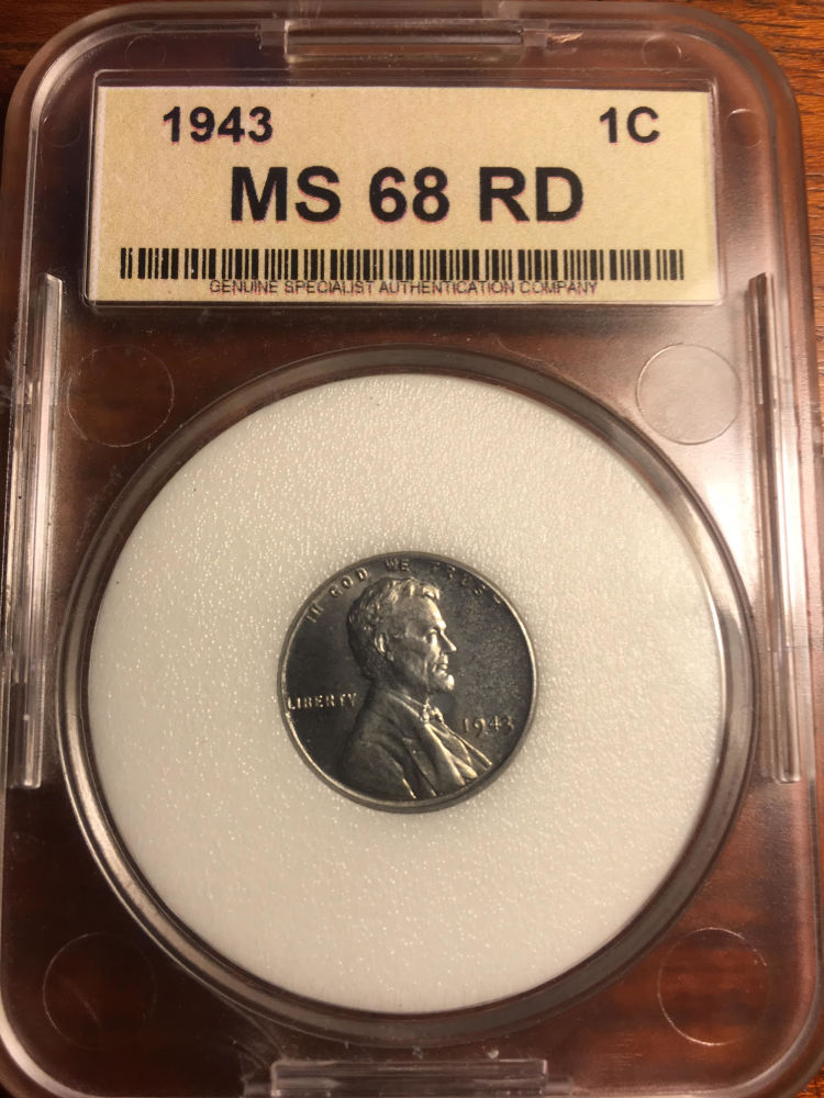 1943-Lincoln-Cent---GSAc-MS-68-RD!
