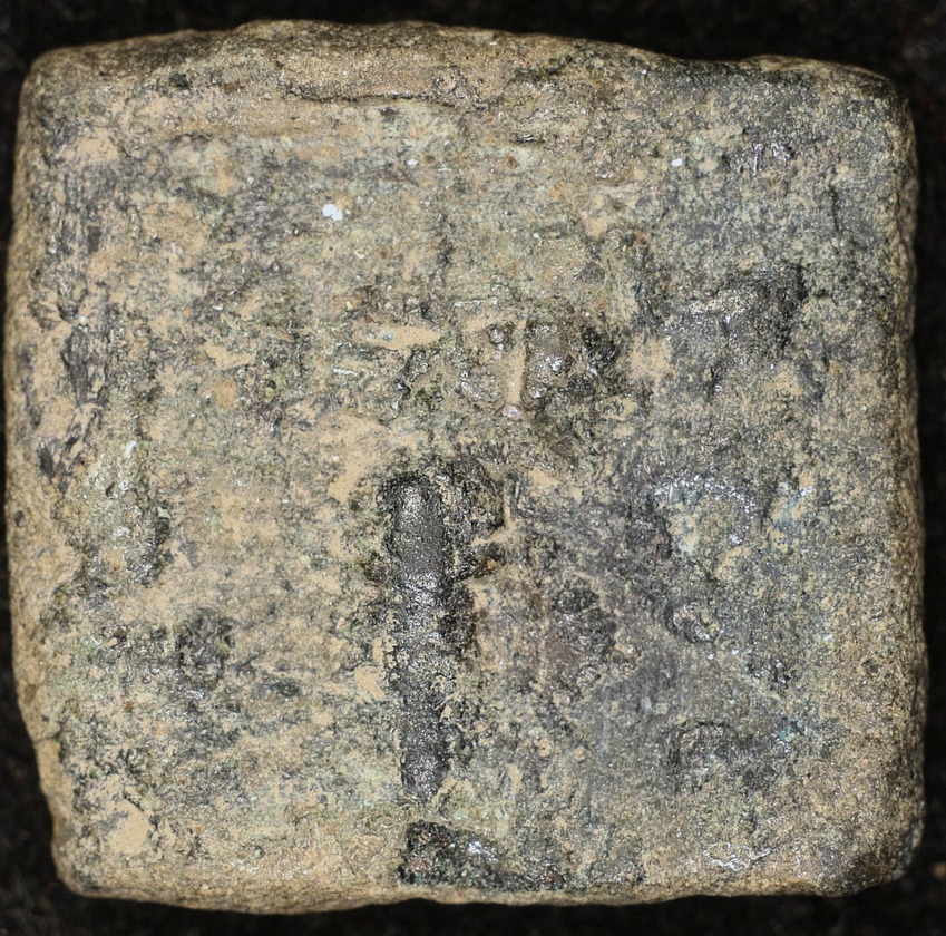 Menander-Square-Copper-Coin-Indo-Greek-/-Greco-Bactrian-?
