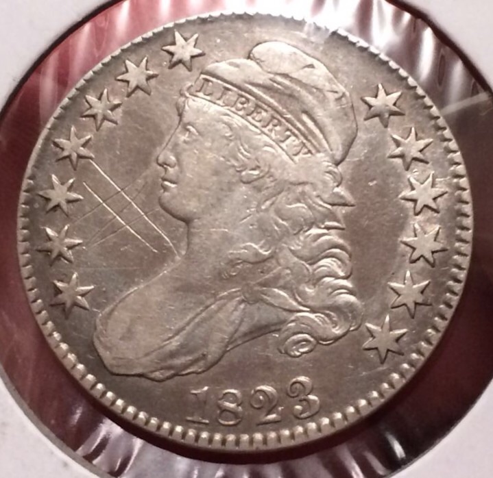 1823-Capped-Bust-Half