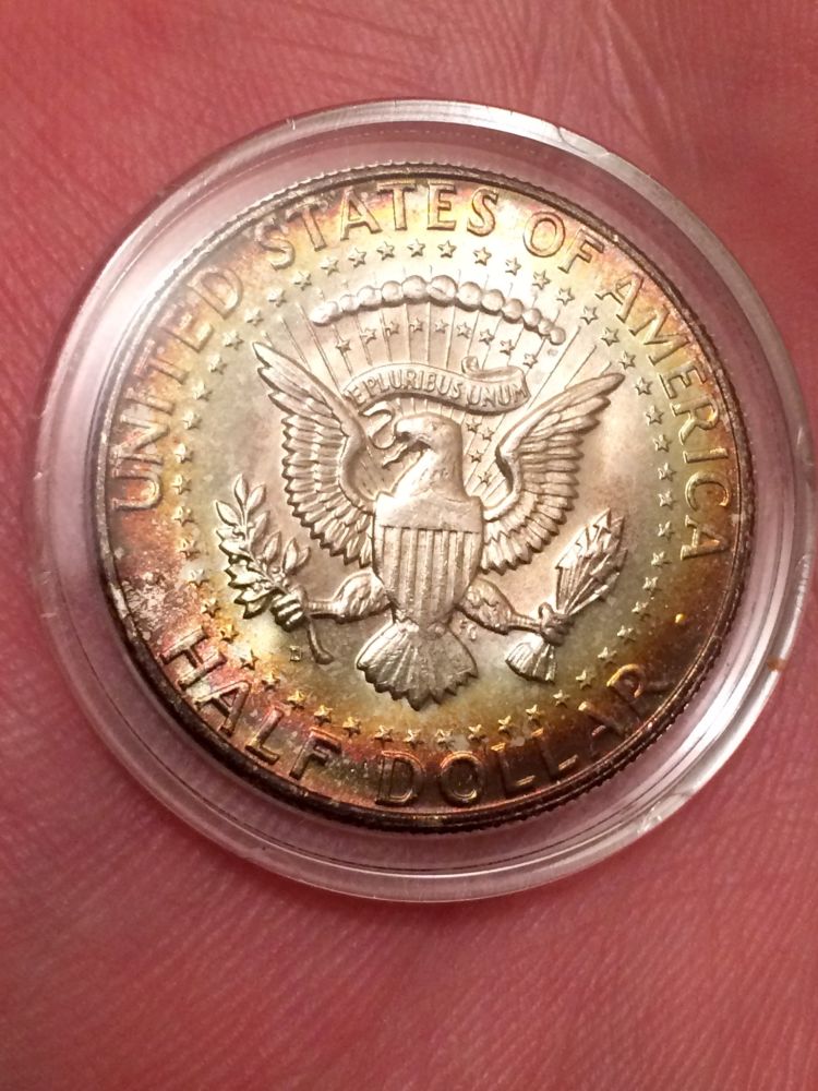 1964-Toned-Kennedy-Half-Dollars