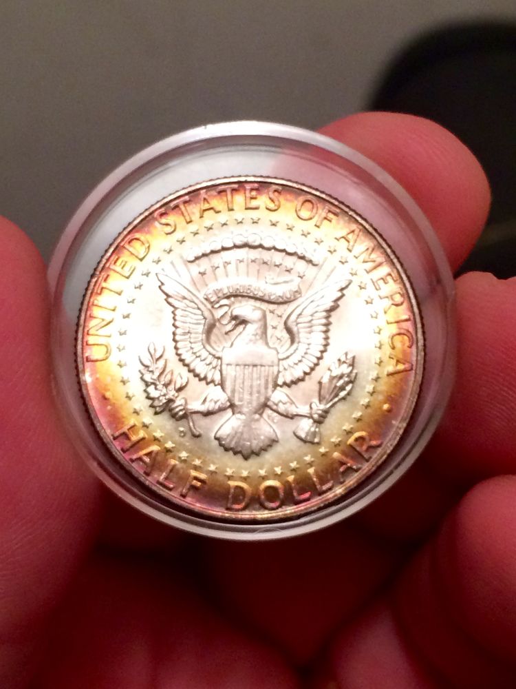 1964-Toned-Kennedy-Half-Dollars