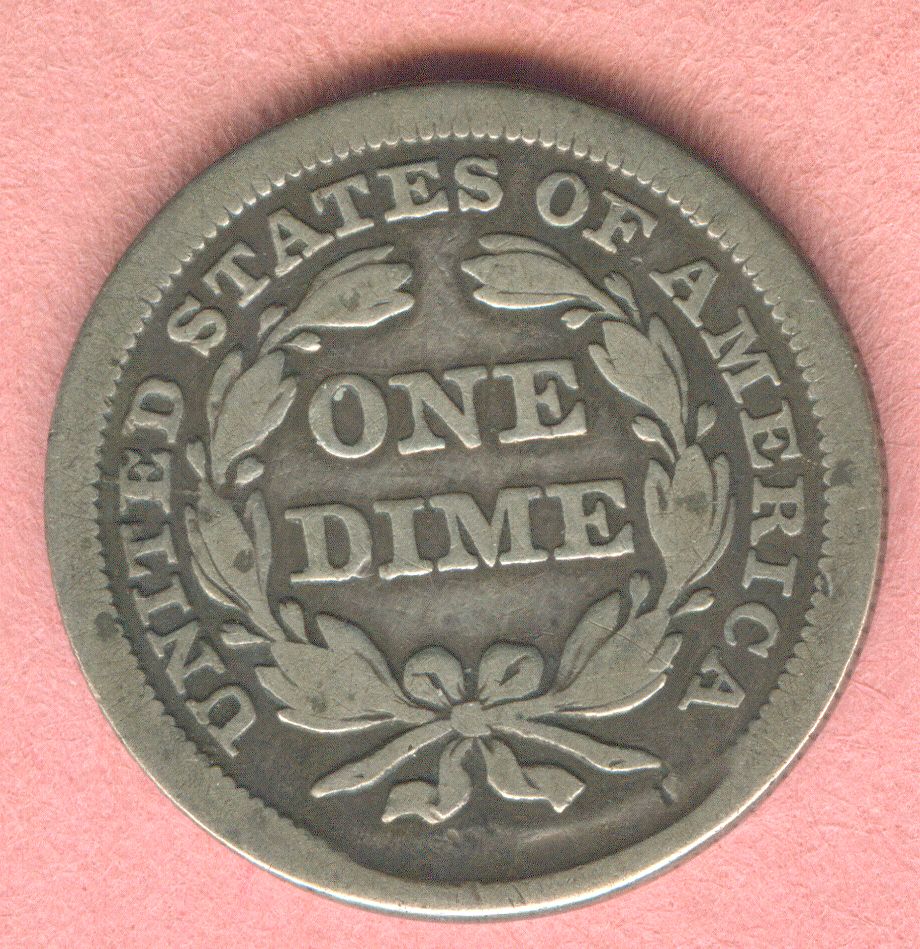 1853-Arrows-And-Rays--Dime-With-An-Unknown-Obverse-