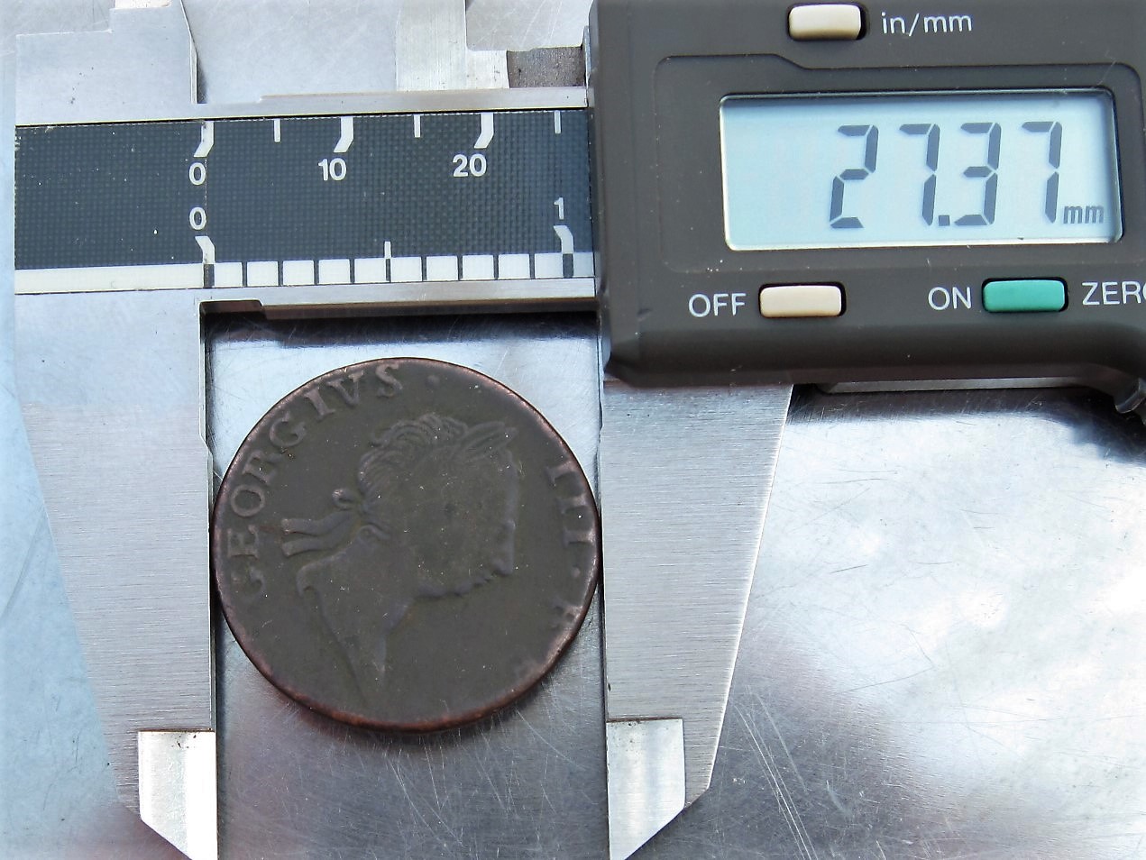 George-III-Irish-Halfpenny,-Contemporary-Counterfeit-Or-Regal?