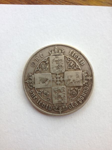 1858-British-Florin-Grade/Value