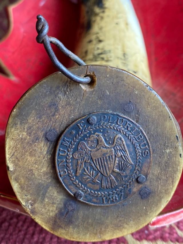 Brasher-Doubloon-On-Powder-Horn