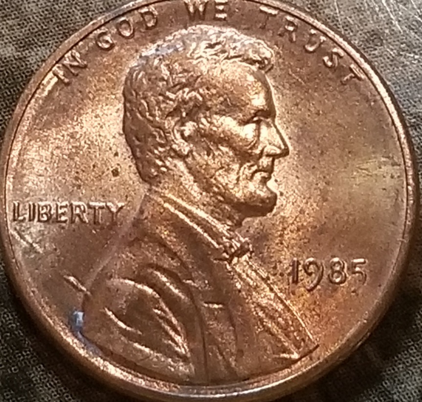 Several-Lincoln-Pennies-From-1989-With-Gas-Bubbles
